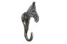 Rustic Silver Cast Iron Horse Hook 8 - 3