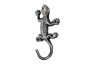 Rustic Silver Cast Iron Lizard Hook 6 - 2