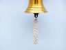 Brass Plated Hanging Anchor Bell 8 - 2