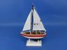 Wooden USA Sailer Model Sailboat Decoration 9 - 7