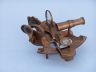 Scouts Antique Brass Sextant with Rosewood Box 4 - 6