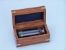 Deluxe Class Oil Rubbed Bronze Scouts Antique Spyglass Telescope 7 with Rosewood Box - 3