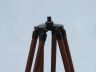 Floor Standing Oil Rubbed Bronze-Leather Harbor Master Telescope 60 - 12