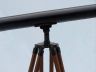 Floor Standing Oil Rubbed Bronze-Leather Harbor Master Telescope 60 - 6