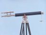 Chrome - Leather Griffith Astro Telescope 64 with Black Wooden Legs - 2