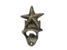 Rustic Gold Cast Iron Wall Mounted Starfish Bottle Opener 6 - 2