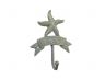 Antique Seaworn Bronze Cast Iron Starfish Beach Hook 8 - 5