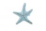 Rustic Light Blue Cast Iron Starfish Napkin Ring 3 - Set of 2 - 1