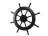Black Pirate Decorative Ship Wheel 24 - 2