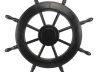 Black Pirate Decorative Ship Wheel 24 - 4