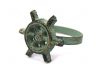 Antique Bronze Cast Iron Ship Wheel Napkin Ring 2 - set of 2 - 1