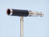 Chrome with Leather Telescope on Stand 17 - 7