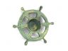 Antique Bronze Cast Iron Ship Wheel Decorative Tealight Holder 5.5 - 2