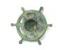 Antique Bronze Cast Iron Ship Wheel Decorative Tealight Holder 5.5 - 1