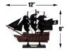 Wooden Calico Jacks The William Black Sails Model Pirate Ship 12 - 9