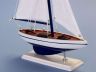 Wooden Blue Pacific Sailer Model Sailboat Decoration 17 - 4