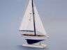 Wooden Blue Pacific Sailer Model Sailboat Decoration 17 - 1