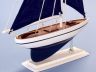 Wooden Blue Pacific Sailer with Blue Sails Model Sailboat Decoration 17 - 3
