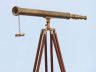 Floor Standing Antique Brass Harbor Master Telescope 60 - 2