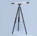 Floor Standing Oil-Rubbed Bronzed-White Leather with Black Stand Anchormaster Telescope 65 - 7