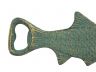 Antique Bronze Cast Iron Decorative Fish Bottle Opener 7 - 4