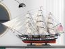 Wooden USS Constitution Tall Model Ship 50 - 1