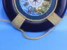 Vintage Blue Decorative Lifering Clock 15 - 5