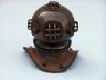 Antique Copper Decorative Divers Helmet 8 - 1
