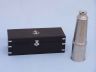 Deluxe Class Brushed Nickel Admirals Spyglass Telescope 27 with Rosewood Box - 7