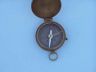 Antique Brass Lewis And Clark Pocket Compass 3 - 5