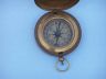 Antique Brass Captains Push Button Compass 3 - 2