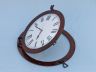 Antique Copper Deluxe Class Porthole Clock 20 - 1
