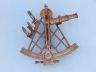 Admirals Antique Brass Sextant 12 with Rosewood Box - 3