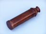 Deluxe Class Captains Antique Copper Spyglass Telescope 15 with Rosewood Box - 1