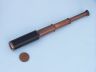 Deluxe Class Captains Antique Copper - Leather Spyglass Telescope 15 with Rosewood Box - 2
