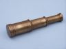 Deluxe Class Scouts Antique Brass Spyglass Telescope 7 with Rosewood Box - 2