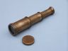 Deluxe Class Scouts Antique Brass Spyglass Telescope 7 with Rosewood Box - 5