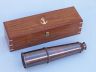 Deluxe Class Hampton Collection Antique Copper Spyglass with Rosewood Box 36 - 1