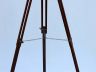 Floor Standing Antique Brass Leather Anchormaster Telescope 65 - 12