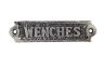 Rustic Silver Cast Iron Wenches Sign 6 - 1