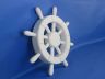 White Decorative Ship Wheel 12 - 3