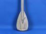 Wooden Rustic Whitewashed Decorative Rowing Boat Paddle with Hooks 24 - 2