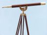 Floor Standing Brass-Wood Anchormaster Telescope 65 - 5