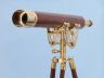 Floor Standing Brass-Wood Anchormaster Telescope 65 - 4