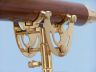 Floor Standing Brass-Wood Anchormaster Telescope 65 - 3