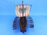 Wooden Viking Drakkar with Embroidered Raven Limited Model Boat 14 - 12