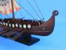 Wooden Viking Drakkar with Embroidered Raven Limited Model Boat 14 - 1