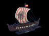 Wooden Viking Drakkar with Embroidered Raven Limited Model Boat 14 - 5