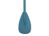 Wooden Rustic Light Blue Decorative Rowing Boat Paddle With Hooks 36 - 1