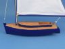 Wooden Barnegat Bay Cat Model Sailboat Decoration 15 - 3